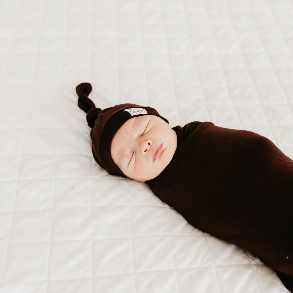Moose brown 🫎 5-18 mos baby hat